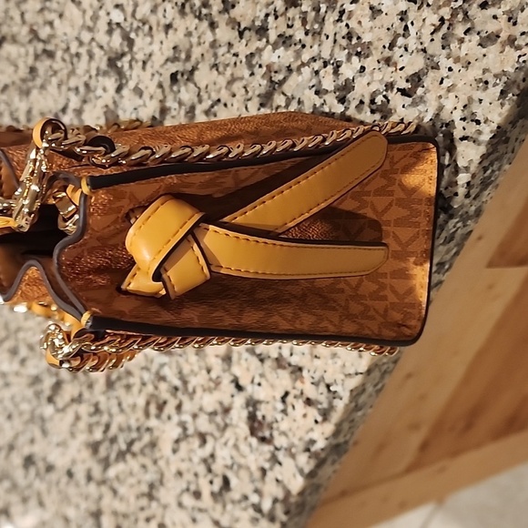 Mina Small Signature Logo Chain Crossbody - Picture 11 of 12